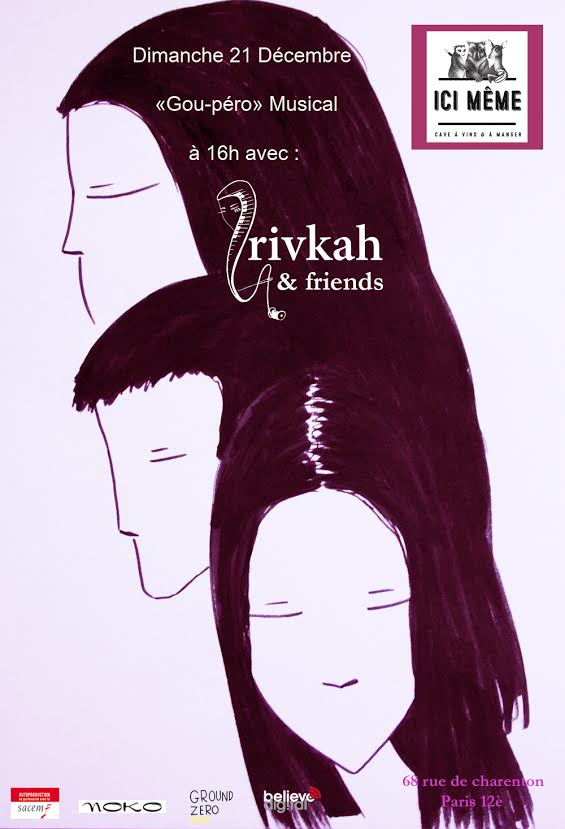 Rivkah and friends chez le caviste Ici-même