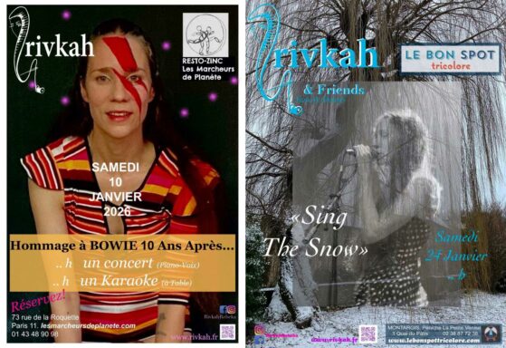 Rivkah concerts janvier 2026