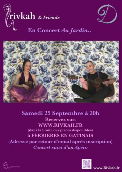 Rivkah en concert au jardin - 25 septembre 2021